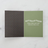 Funny Old Man Birthday Card mit Tiger Karte (Innenseite)