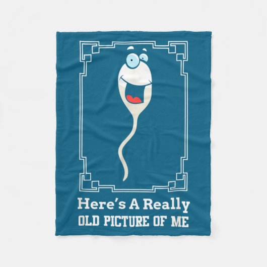 Funny Old Man Birthday Gag For Men Over 60  Fleecedecke (Vorderseite)