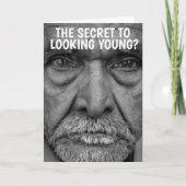 FUNNY OLD MAN BIRTHDAY ÜBERSICHTEN KARTEN (Vorderseite)