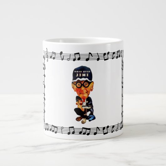 Funny Old Man Guitar Tasse (Vorderseite)