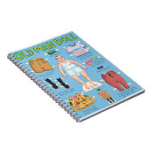 FUNNY Old MAN Paper Doll. Notizblock (Rechte Seite)