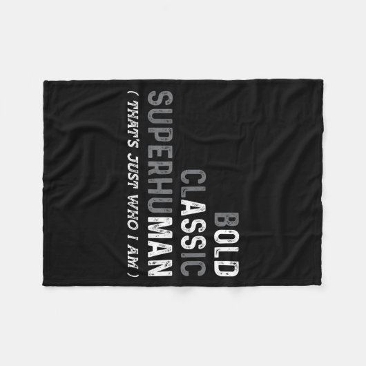 Funny Old Man Saying Gag Dad Father's Day Birthday Fleecedecke (Vorderseite (Horizontal))