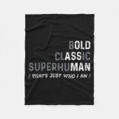 Funny Old Man Saying Gag Dad Father's Day Birthday Fleecedecke (Vorderseite)