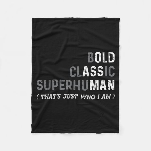 Funny Old Man Saying Gag Dad Father's Day Birthday Fleecedecke (Vorderseite)