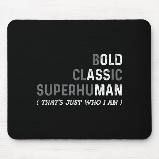 Funny Old Man Saying Gag Dad Father's Day Birthday Mousepad (Vorne)