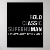 Funny Old Man Saying Gag Dad Father's Day Birthday Poster (Vorne)