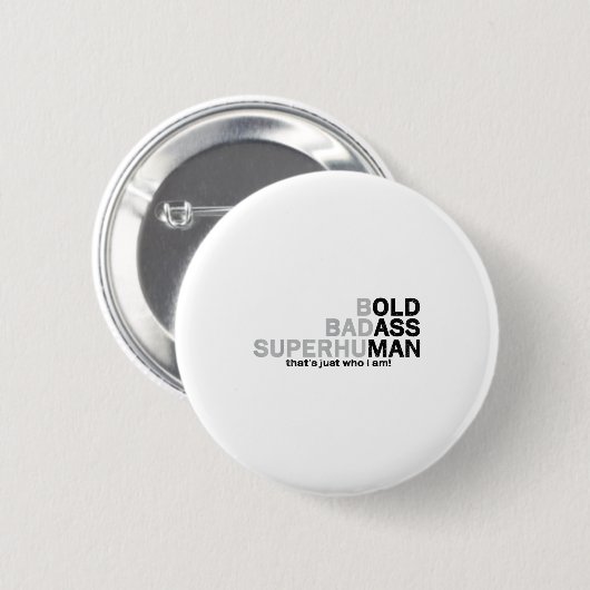 Funny Old Man Saying Gag Dad Grandpa Husband Fathe Button (Vorne & Hinten)