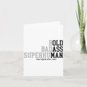 Funny Old Man Saying Gag Dad Grandpa Husband Fathe Karte (Vorderseite)