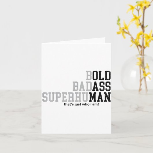 Funny Old Man Saying Gag Dad Grandpa Husband Fathe Karte (Gelbe Blume)