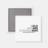 Funny Old Man Saying Gag Dad Grandpa Husband Fathe Magnet (Vorderseite/Rückseite)