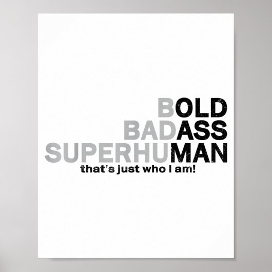 Funny Old Man Saying Gag Dad Grandpa Husband Fathe Poster (Vorne)