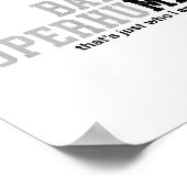 Funny Old Man Saying Gag Dad Grandpa Husband Fathe Poster (Ecke)