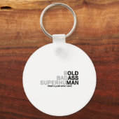 Funny Old Man Saying Gag Dad Grandpa Husband Fathe Schlüsselanhänger (Vorderseite)