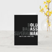 Funny Old Man Saying Gag Gift Birthday For Dad Fat Karte (Gelbe Blume)