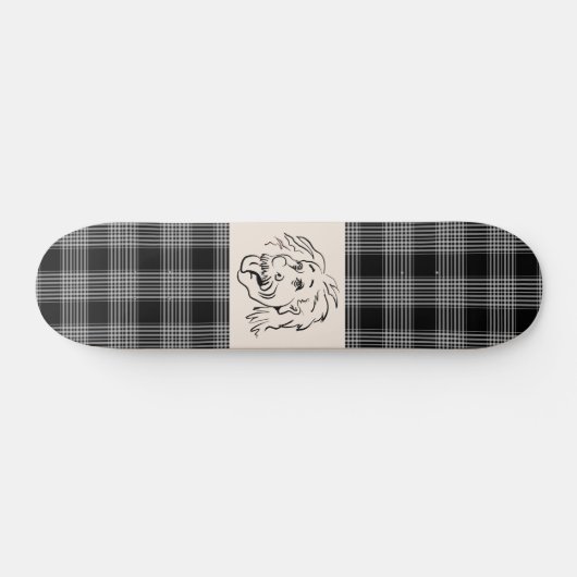 FUNNY OLD MAN STECKT AUS TONGUE SKATEBOARD DECK (Horizontal)