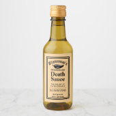 Funny Old modische hausgemachte Hot Sauce Chili Weinetikett (Vorderseite)