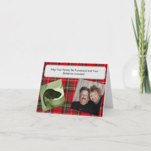 Funny old Paar Weihnachtskarte Feiertagskarte