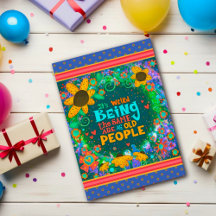 Funny Old People Floral Fun Geburtstag Inspirivity