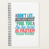 Funny Old Runner - schneller Altersgruppe Lauf Planer (Vorderseite)