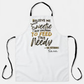 Funny Old School 90's Hip Hop Schürze (Vorderseite)