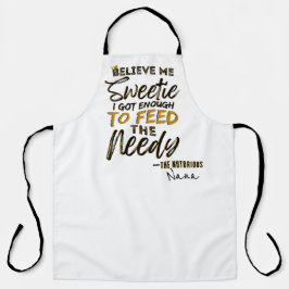 Funny Old School 90's Hip Hop Schürze