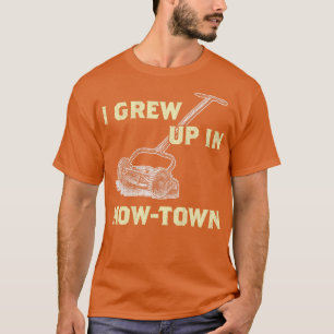 Funny Old School Lawn Mowing TDesign Rasenmäher D T-Shirt
