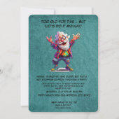 Funny Old Timer Birthday - Joyful Senior Einladung (Vorderseite)