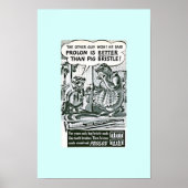 Funny Old Toothbrush Ad: Pigs & Toothbrushs Poster (Vorne)