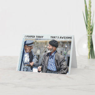 FUNNY OLD TYP ERHALTEN ÄLTERE GEBURTSTAGSKARTE KARTE