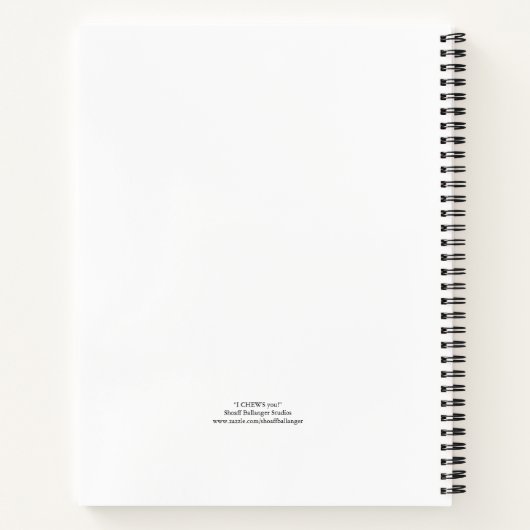 Funny Old Typ Kaugummi Notizblock (Rückseite)