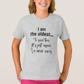 Funny Oldbling Zitat T - Shirt (Vorderseite)