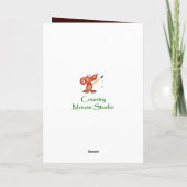 Funny Older Wiser Birthday Card Cute Raccoon Karte (Rückseite)