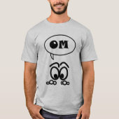 Funny OM Meditation T - Shirt (Vorderseite)