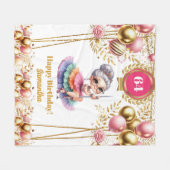 Funny Oma Blanket Individuelle Name Geschenk Fleecedecke (Vorderseite (Horizontal))