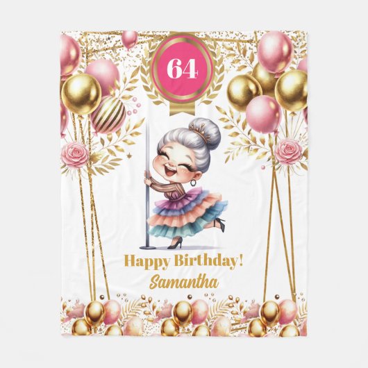 Funny Oma Blanket Rente Geschenk Idee Fleecedecke (Vorderseite)