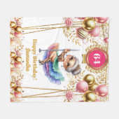 Funny Oma Blanket Spaß Gift Retirement Fleecedecke (Vorderseite (Horizontal))