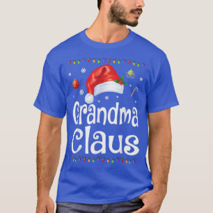 Funny Oma Claus Christmas Pajamas Weihnachtsgesche T-Shirt