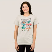 Funny Oma Crazy Old and Killin' It Tri-Blend Shirt (Vorderseite voll)