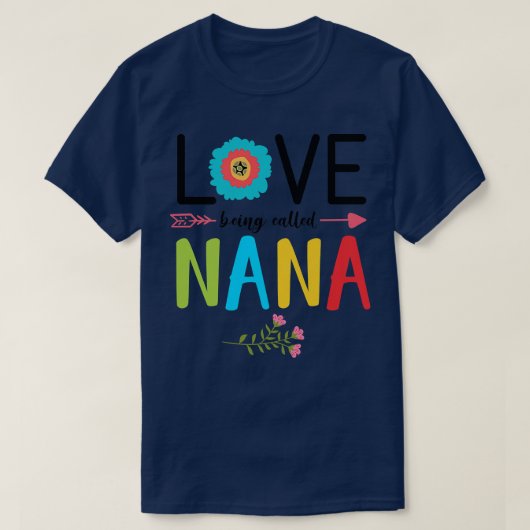 Funny Oma Großmutter Liebe wird Nana F genannt T-Shirt (Design vorne)