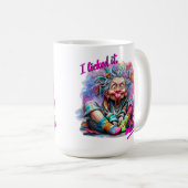 Funny Oma "Ich habe es gemocht, es ist mein" Retro Kaffeetasse (VorderseiteRechts)