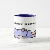 Funny Oma Ldown Coffee Tasse (Zentrum)