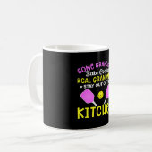 Funny Oma Sport Lover Großmutter Pickleball Kaffeetasse (Vorderseite Links)