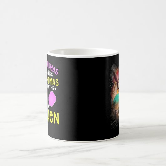 Funny Oma Sport Lover Großmutter Pickleball Kaffeetasse (Mittel)