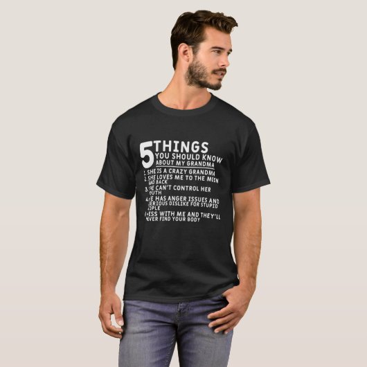 Funny Oma und Grandkids T-Shirt (Vorne ganz)