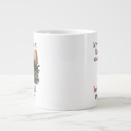 Funny Oma Wild Turkey Jagd Tasse (Vorderseite)