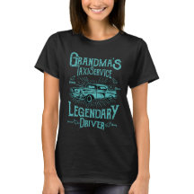 Funny Oma's Taxi Service Legendary Driver