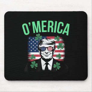 Funny Omerica amerikanische Flagge Donald Trump St Mousepad