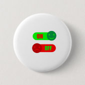 Funny On Off Mood Button (Vorderseite)