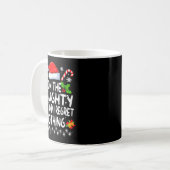 Funny On The List Of Naughty And I Regret Nothing Kaffeetasse (Vorderseite Links)