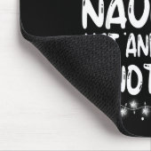 Funny On The List Of Naughty And I Regret Nothing Mousepad (Ecke)